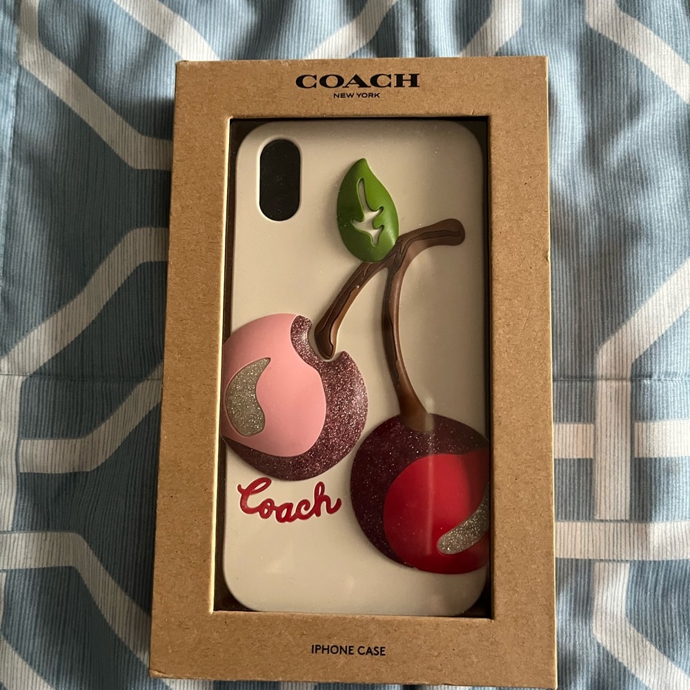 Coach Cherry iPhone Case